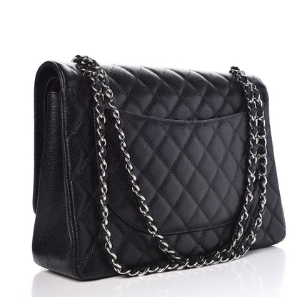 Chanel Caviar Quilted Maxi Double Flap Black 4 of 8