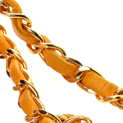 Chanel Metal Lambskin CC Chain Belt Yellow 4 of 5