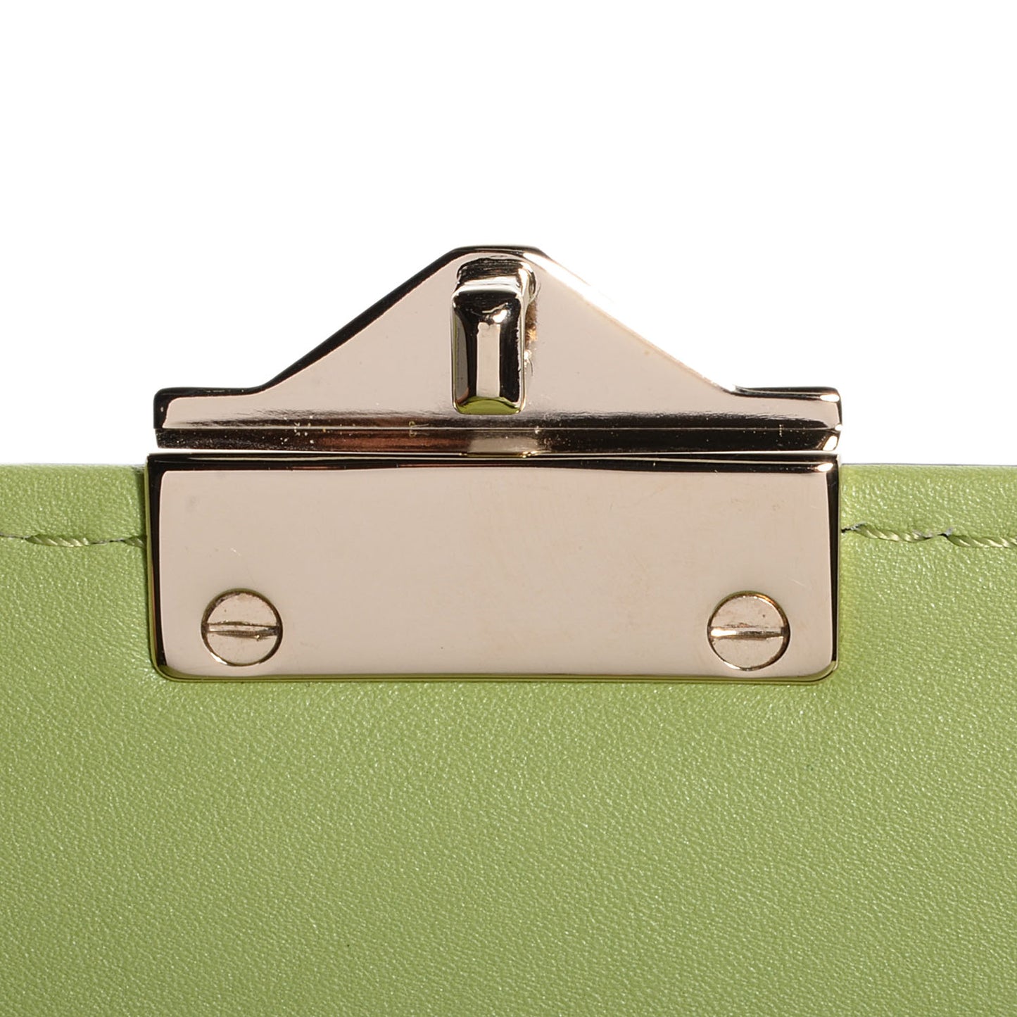Vitello Medium Glam Lock Rockstud Flap Pop Apple