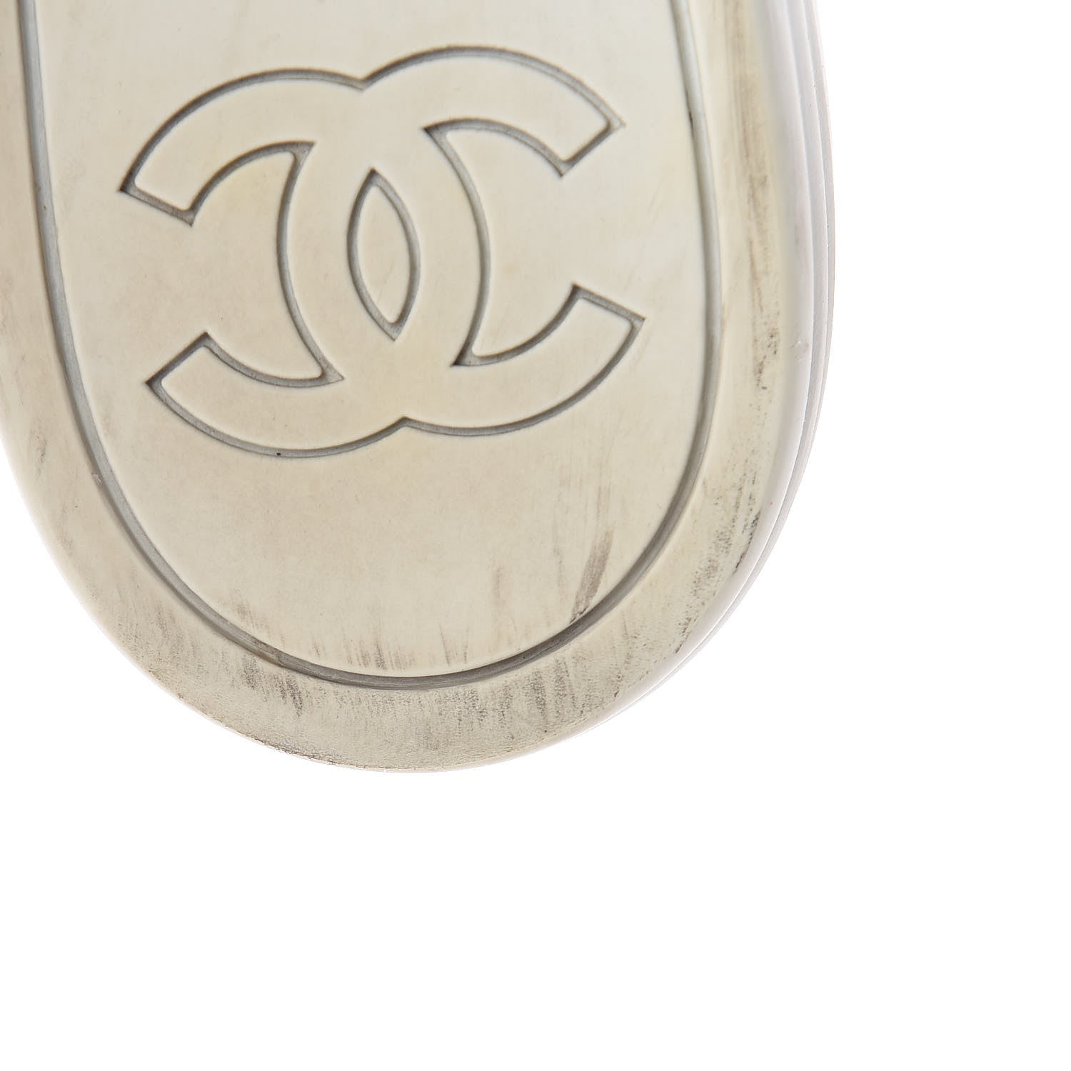 Chanel Patent CC Sneakers 36.5 Navy White 13 of 17