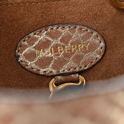 Mulberry Metallic Snake Suede Bayswater Satchel 6 of 12