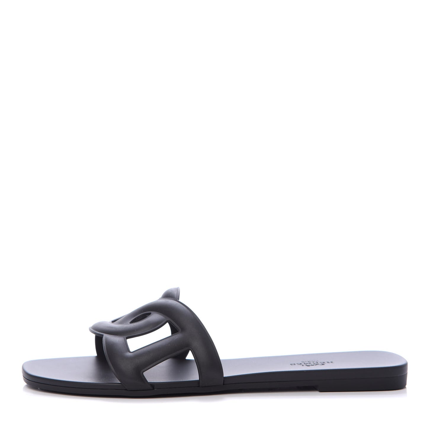 Rubber Aloha Sandals 40 Black