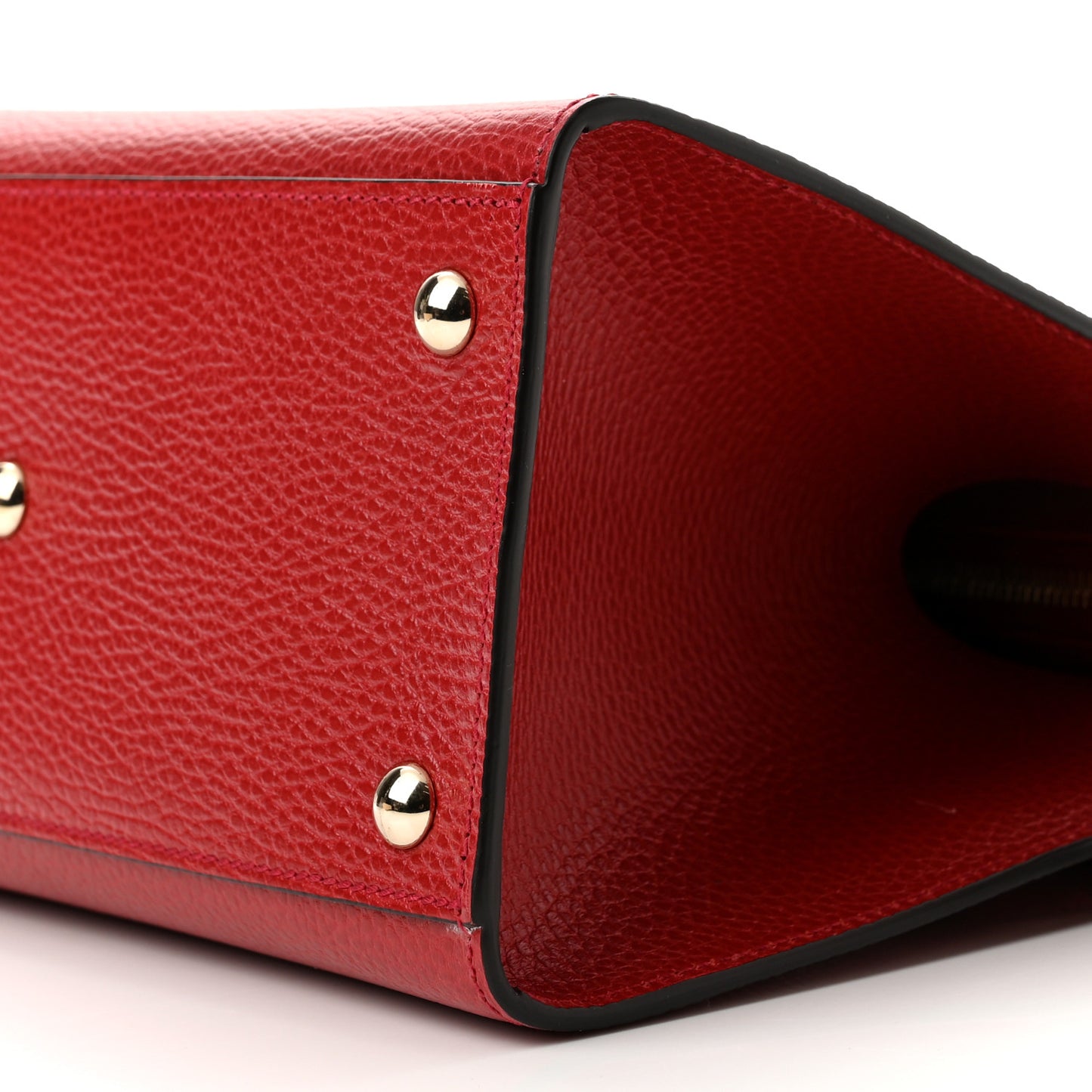 Dollar Calfskin Medium Soho Top Handle Satchel Hibiscus Red