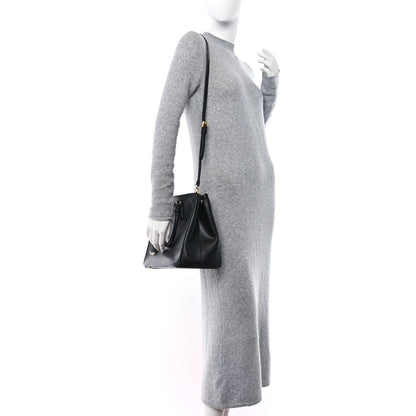 Prada Saffiano Medium Galleria Double Zip Tote Black 2 of 13