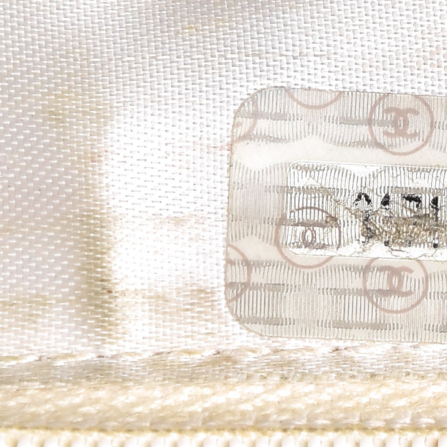 Caviar Quilted Camera Case White
