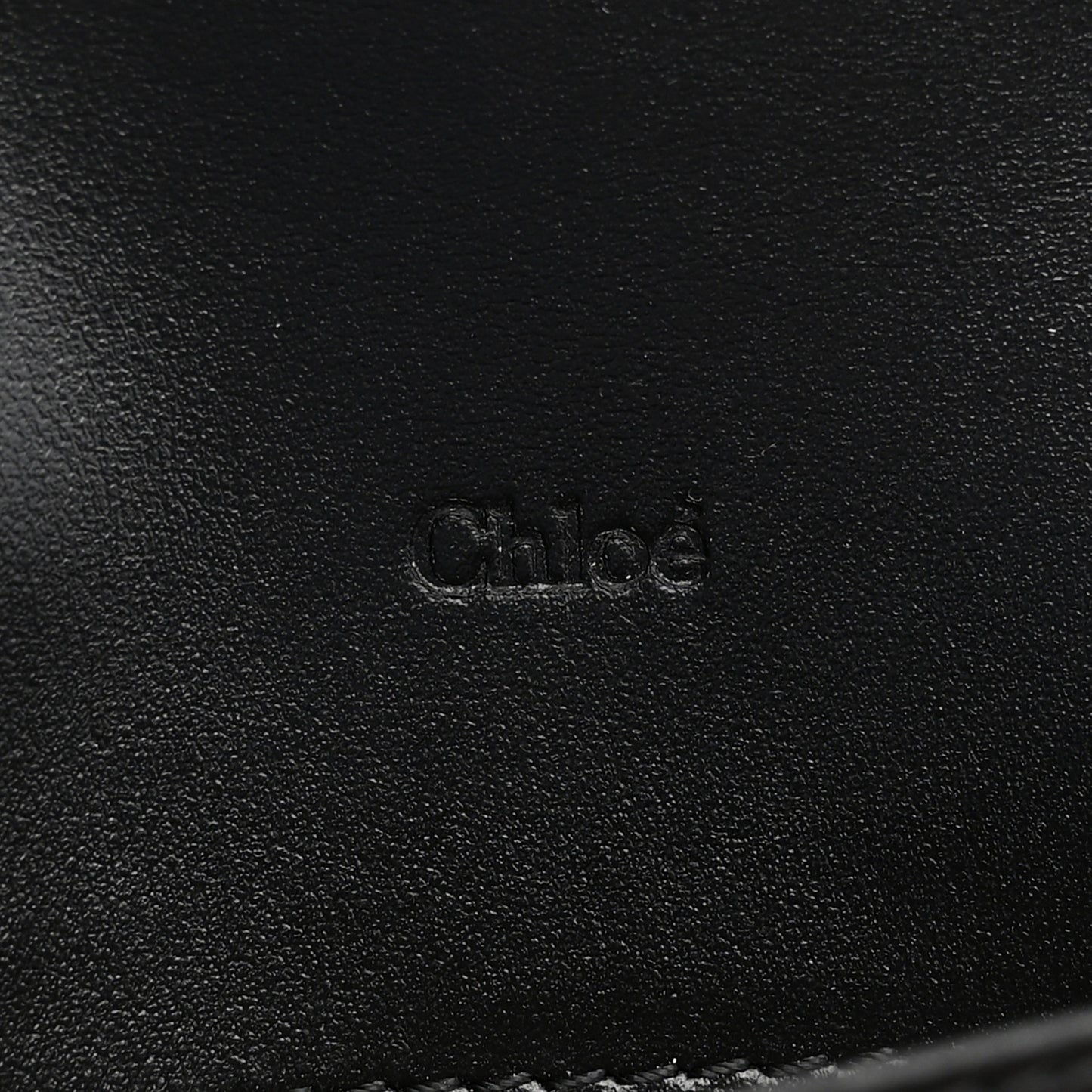 Calfskin Long Flap C Wallet Black