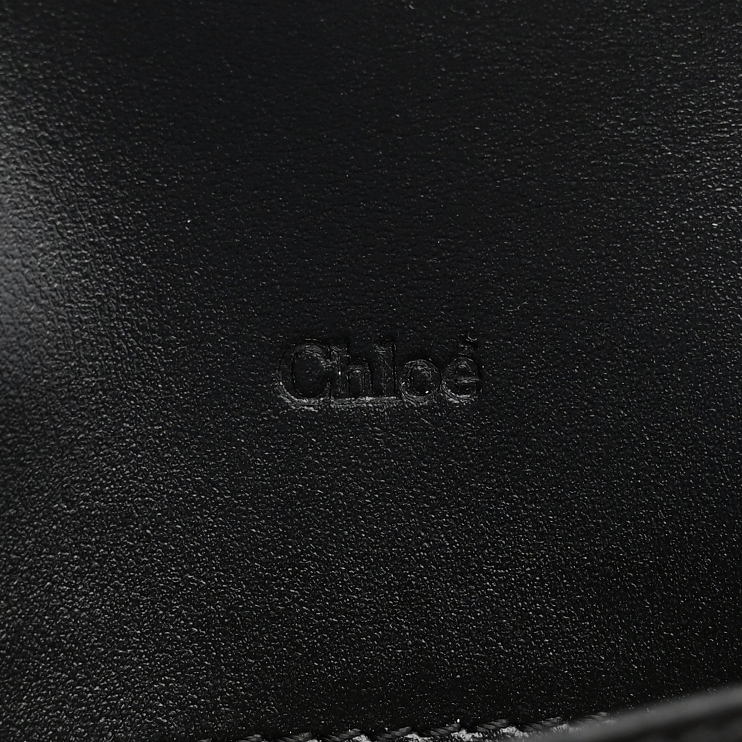 Chloe Calfskin Long Flap C Wallet Black 6 of 7