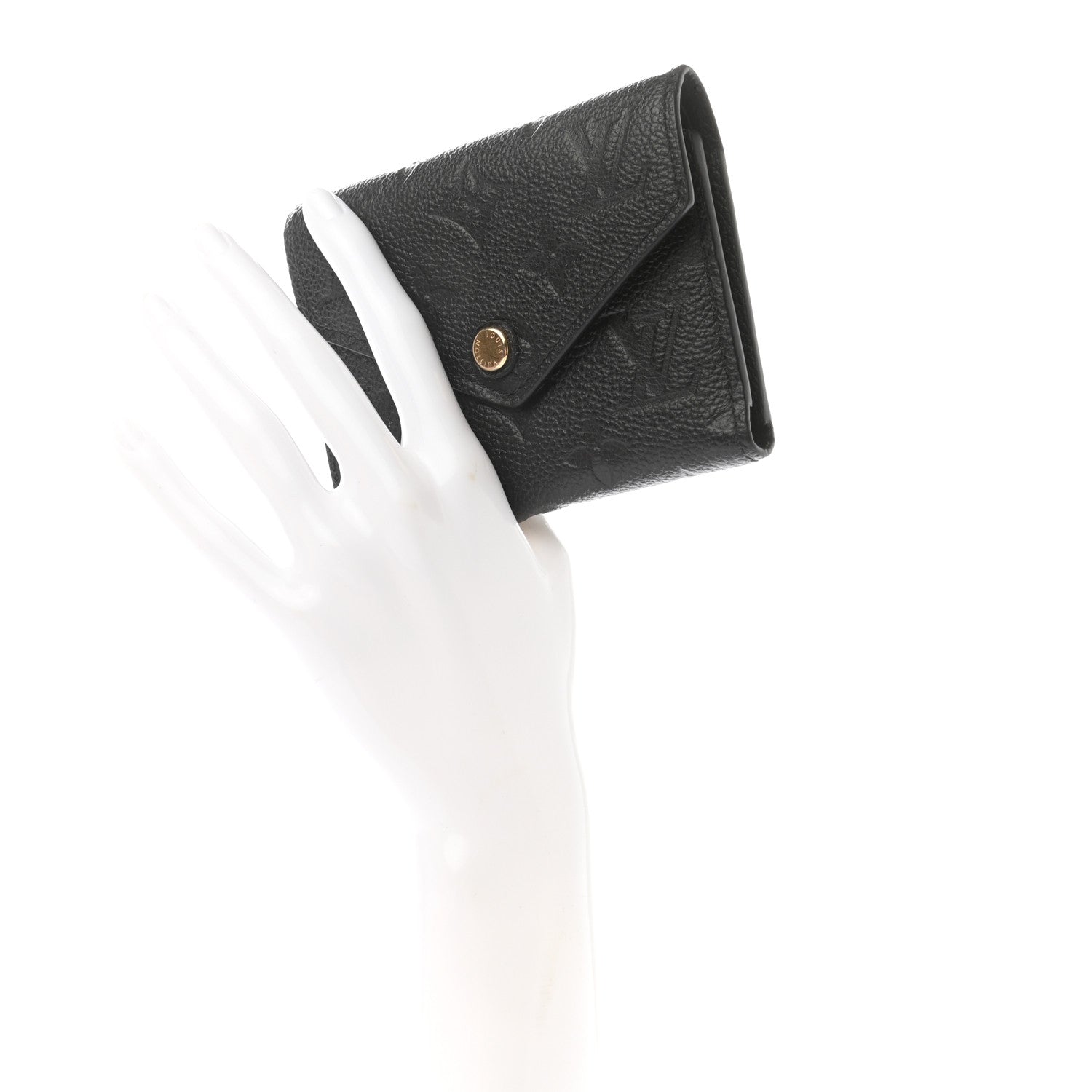 Louis Vuitton Empreinte Victorine Wallet Black 2 of 8