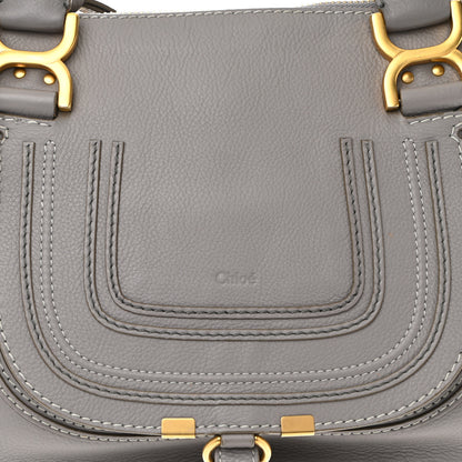 Chloe Calfskin Small Marcie Satchel Cashmere Grey 11 of 16