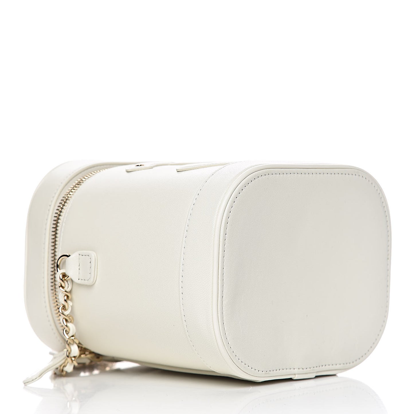 Lambskin Timeless Vanity Cosmetic Case White