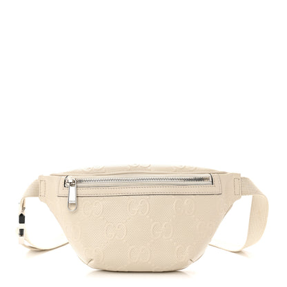 Gucci Calfskin GG Tennis Embossed Belt Bag Mystic White 1 of 11