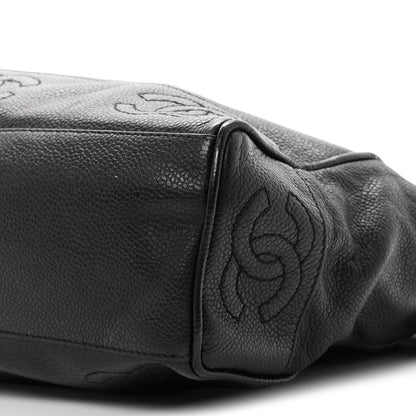 Chanel Caviar Triple CC Shoulder Bag Black 10 of 10
