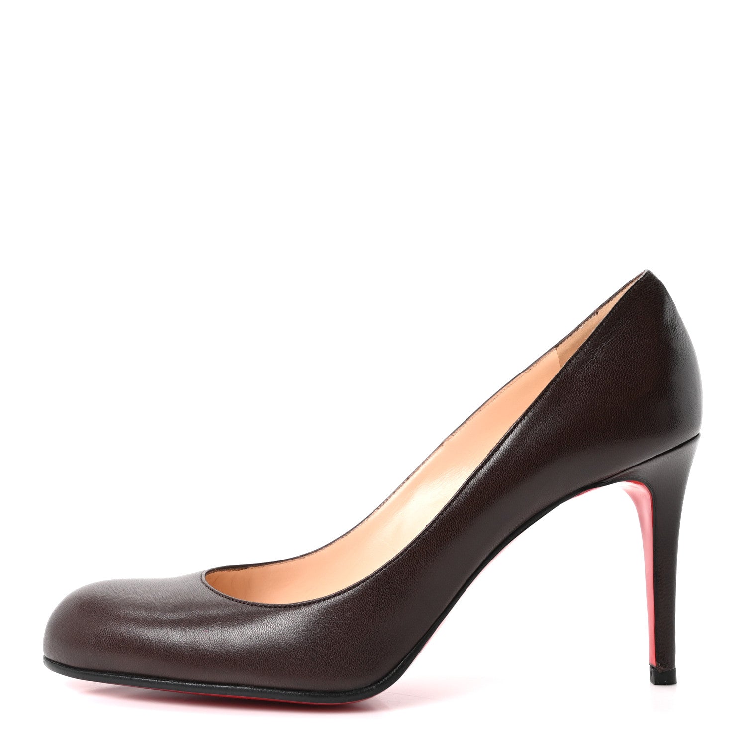 Christian Louboutin Shiny Nappa Simple 85 Pumps 39 Brown 1 of 8