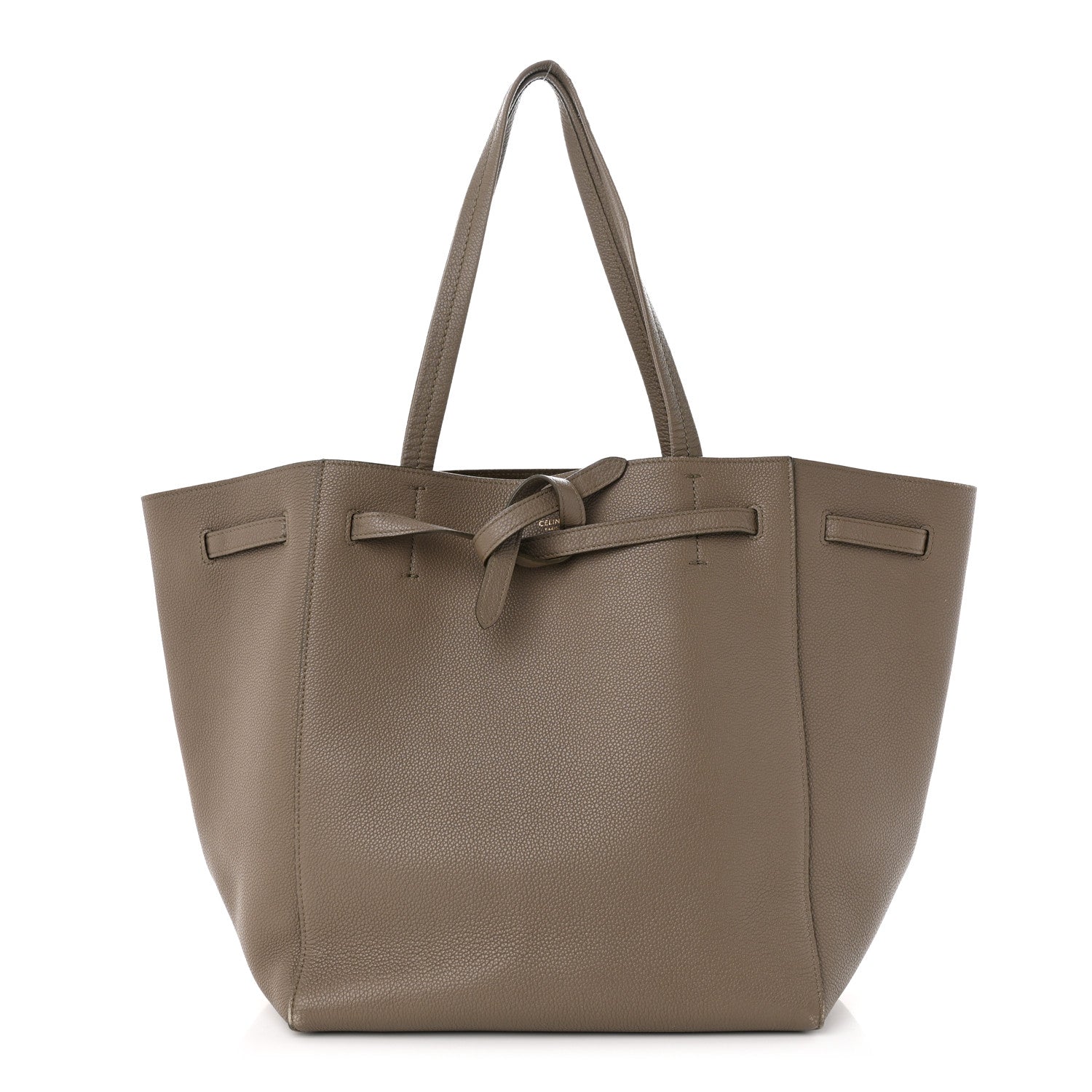Celine Soft Grained Calfskin Medium Belt Cabas Phantom Taupe 1 of 10