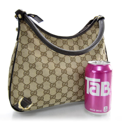 Gucci Monogram Small Abbey Hobo Ebony 3 of 9