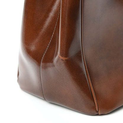 Prada Spazzolato Medium Galleria Double Zip Tote Tabacco Fume 9 of 18