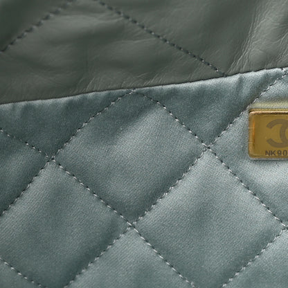 Chanel Shiny Calfskin Quilted Small Chanel 22 Grey 8 of 11