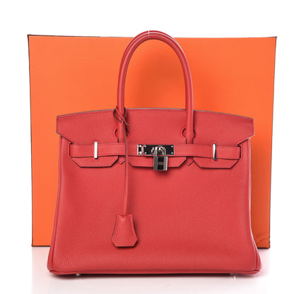 Hermes Togo Birkin 30 Geranium 34 of 34