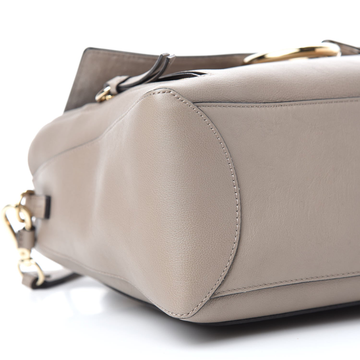 Chloe Calfskin Medium Faye Day Shoulder Bag Motty Grey 6 of 10