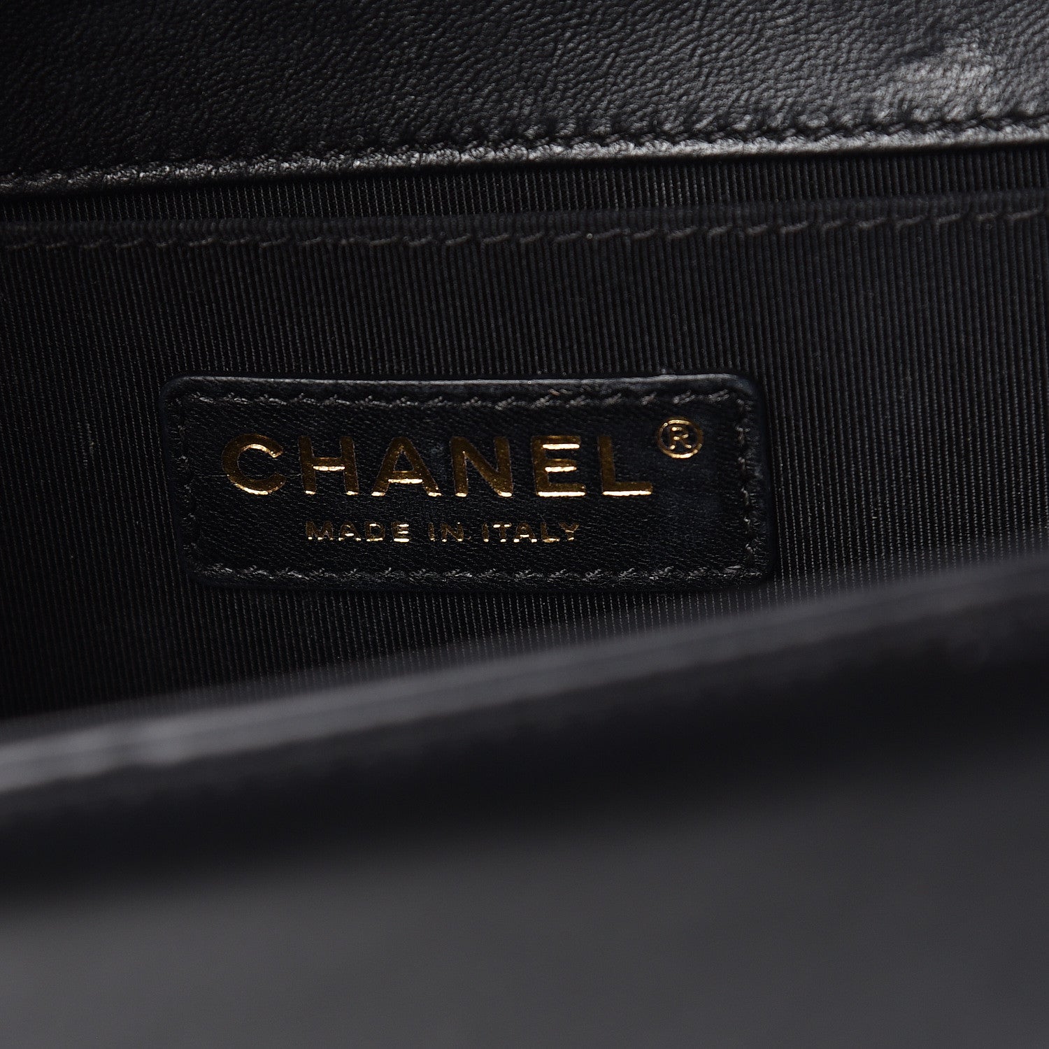 Chanel Lambskin Quilted Medium Boy Flap Black 6 of 21
