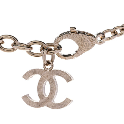 Chanel Metal Crystal CC Perfume Necklace Gold 5 of 6