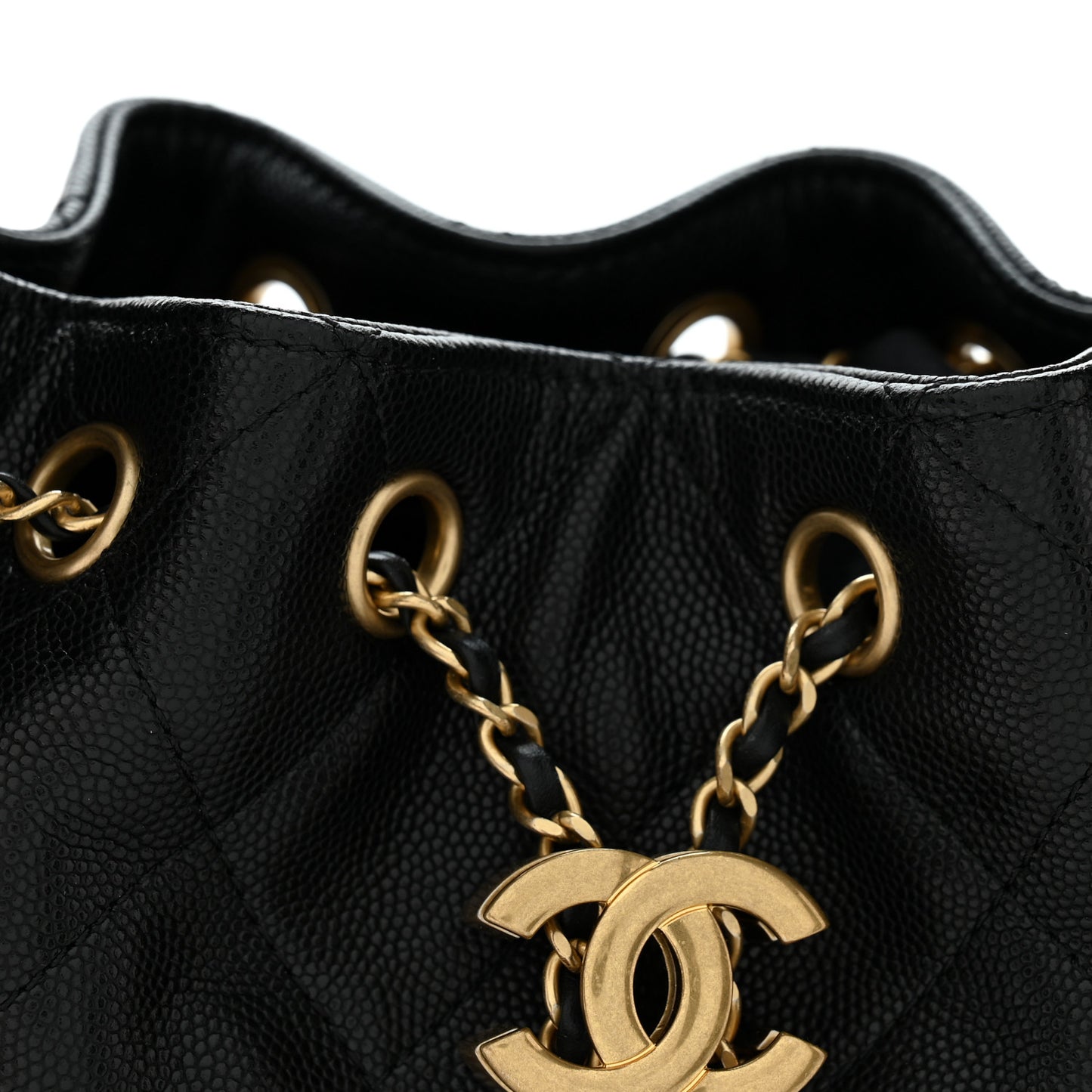 Caviar Quilted Mini Chanel 25 Handbag Black