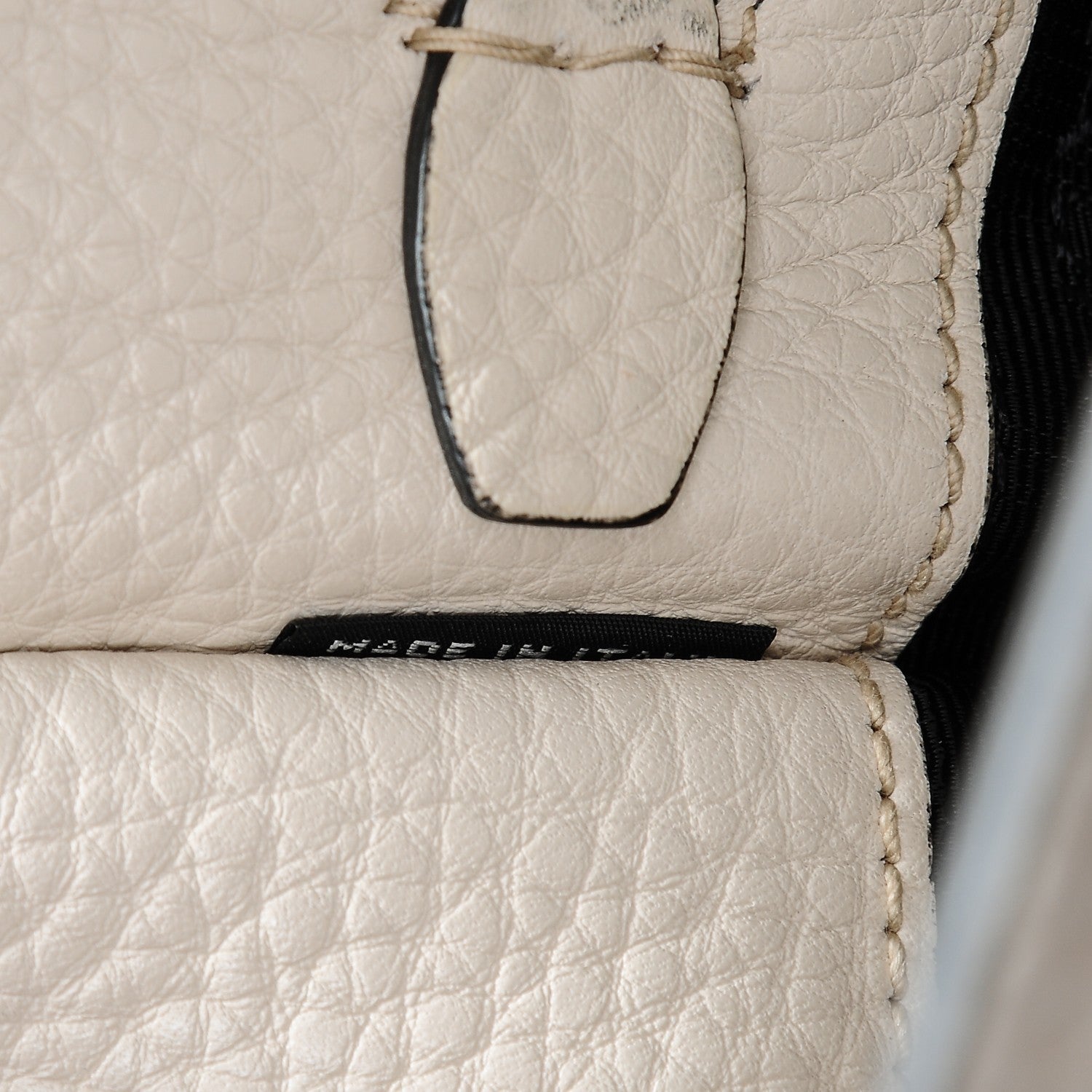 Prada Vitello Daino Twin Pocket Tote Talco 7 of 8