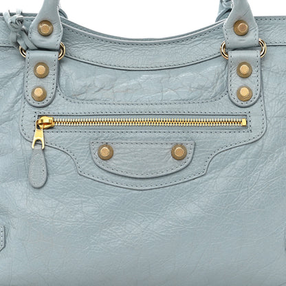 Balenciaga Agneau Giant 12 Gold Hardware City Bleu Opaline 9 of 16