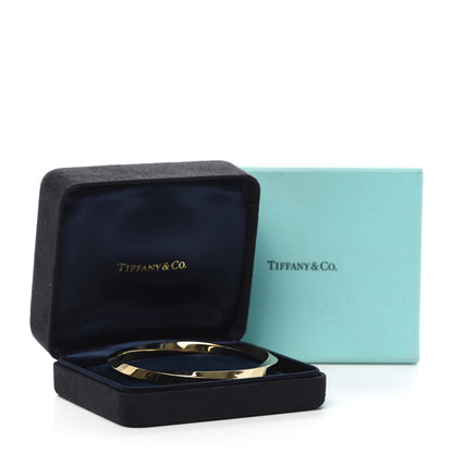 Tiffany 18K Yellow Gold Twist Bangle Bracelet 5 of 5