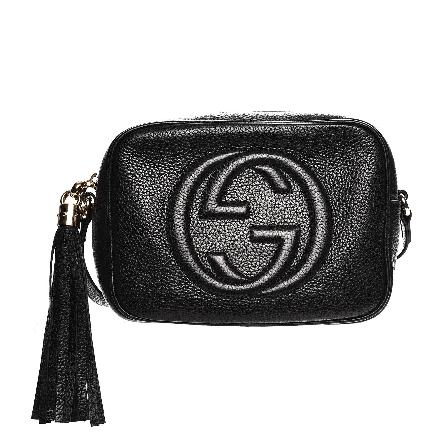 Gucci Pebbled Calfskin Small Soho Disco Bag Black 1 of 11