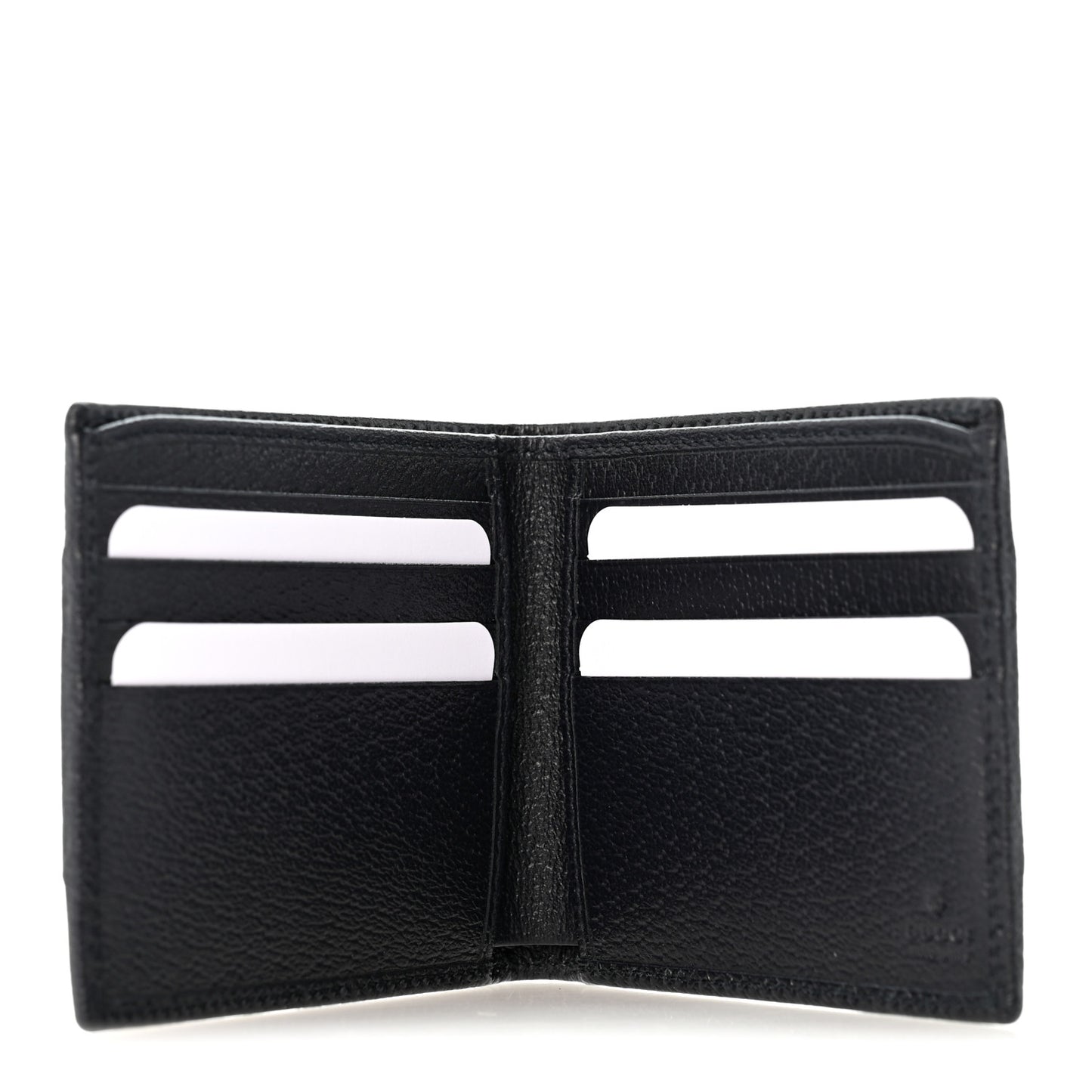 GG Supreme Monogram Web Mens Ophidia Bi-Fold Coin Wallet Beige Blue
