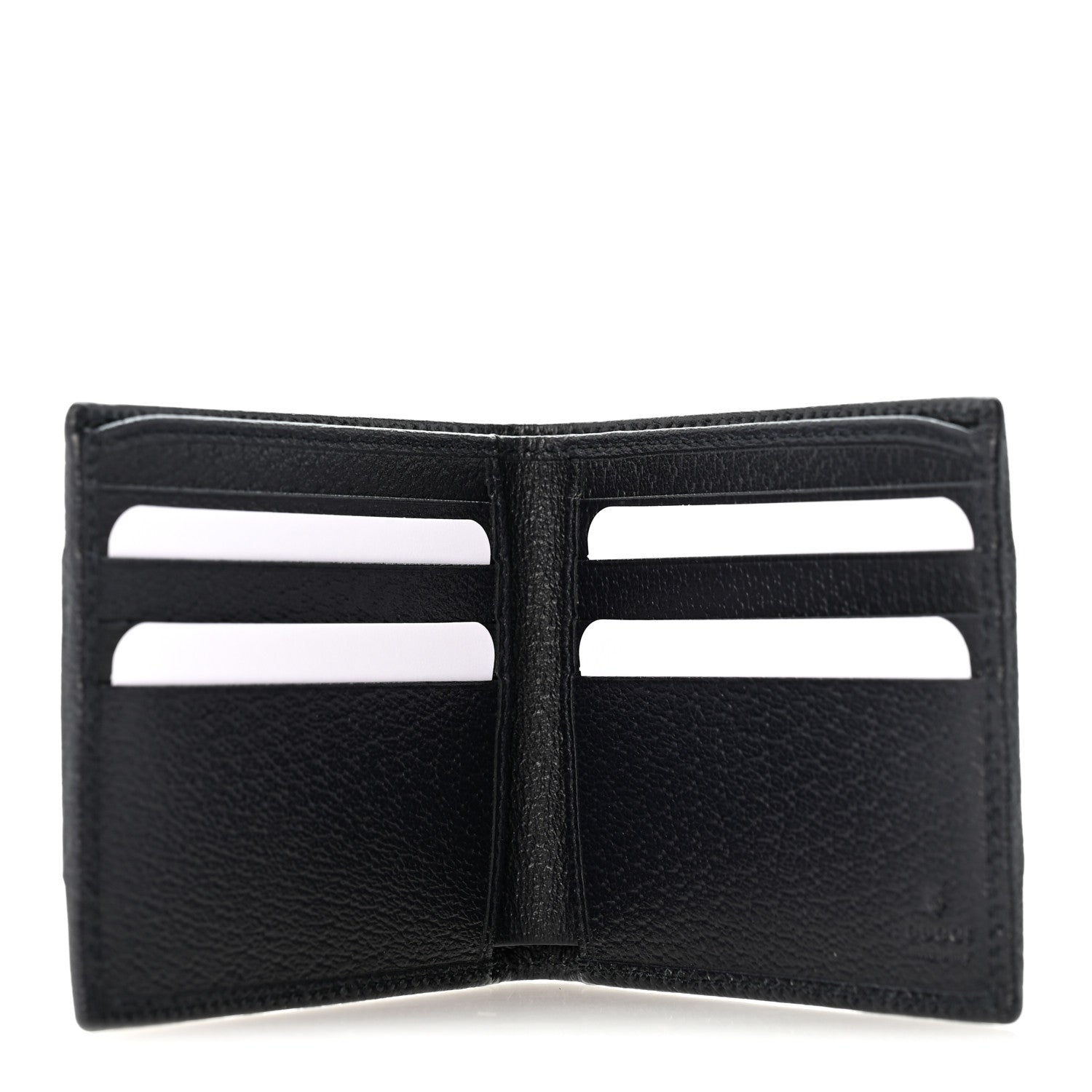 Gucci GG Supreme Monogram Web Mens Ophidia Bi-Fold Coin Wallet Beige Blue 5 of 8