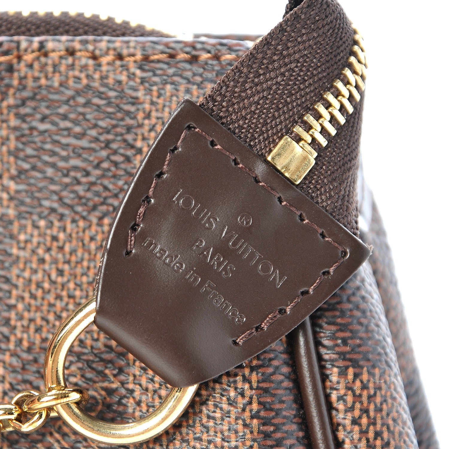 Louis Vuitton Damier Ebene Eva Clutch 7 of 8