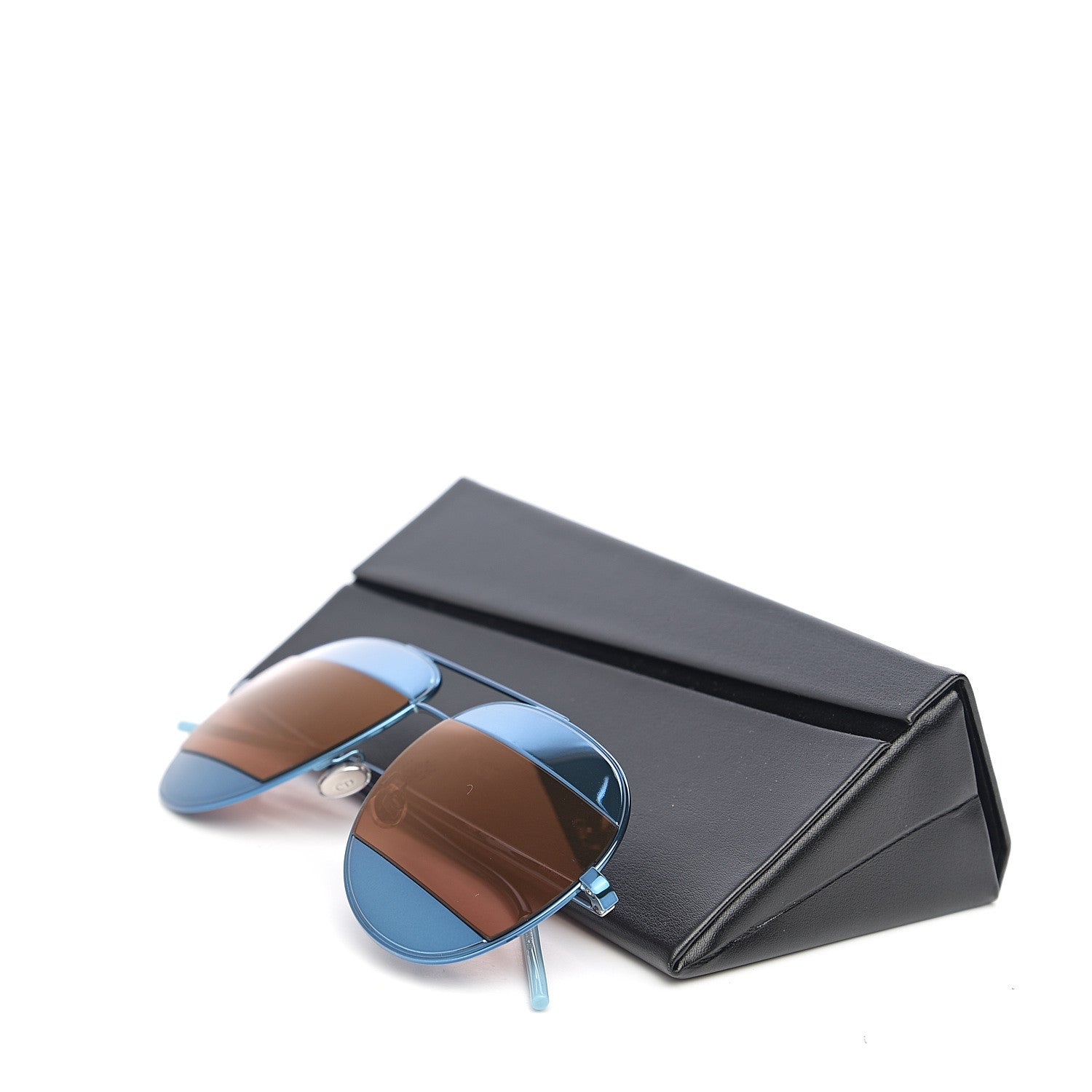 Christian Dior Split 1 Aviator Sunglasses Blue 8 of 8