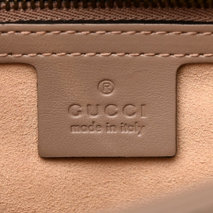 Gucci Calfskin Matelasse Small GG Marmont Top Handle Shoulder Bag Porcelain Rose 6 of 15