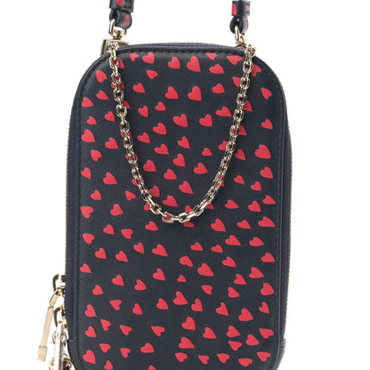 Christian Dior Calfskin I Love Paris Phone Holder Blue Red 8 of 10