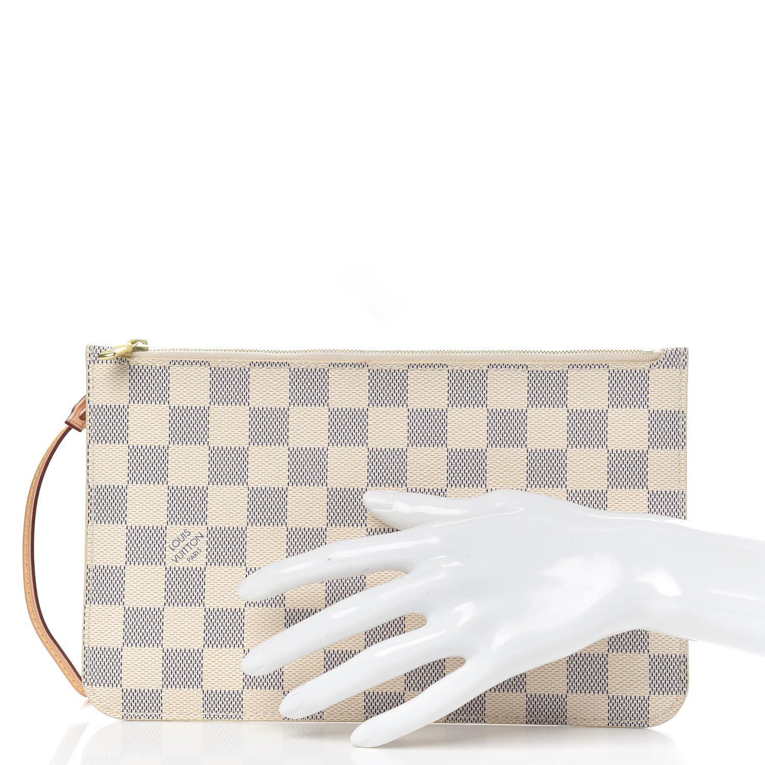 Louis Vuitton Damier Azur Neverfull MM GM Pochette 2 of 7