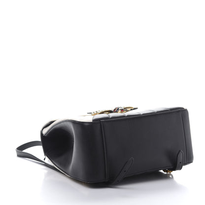 Gucci Calfskin Bamboo Trapuntata Queen Margaret Backpack Mystic White Black 3 of 13