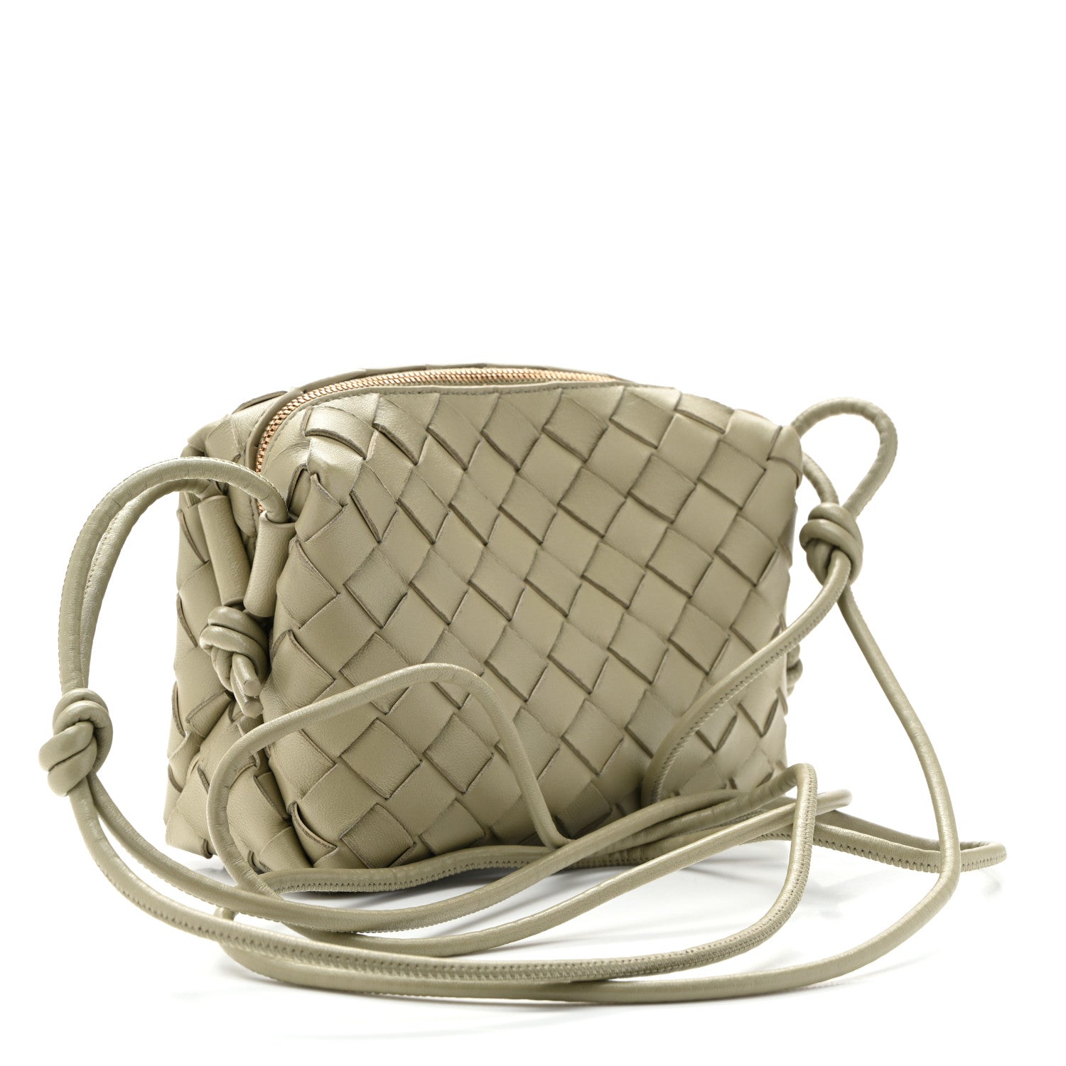 Bottega Veneta Nappa Intrecciato Mini Loop Camera Bag Travertine 3 of 10