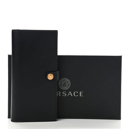 Versace Calfskin Medusa Long Wallet Black 10 of 10