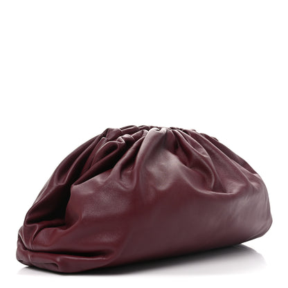 Bottega Veneta Smooth Butter Calf The Pouch Oversized Clutch Bordeaux 3 of 10