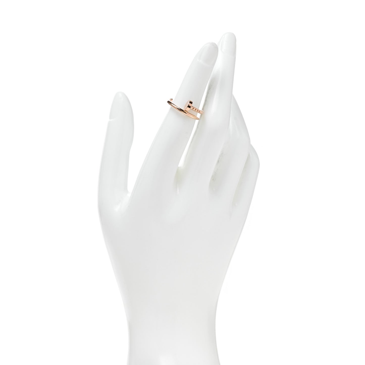 18K Pink Gold Small Juste Un Clou Ring 49 4.75