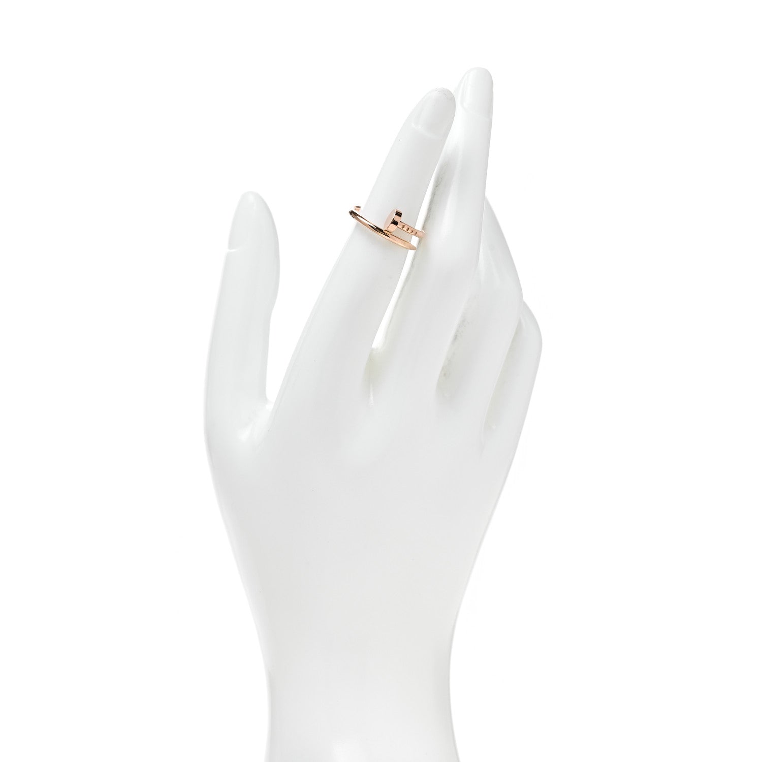 Cartier 18K Pink Gold Small Juste Un Clou Ring 49 4.75 2 of 5