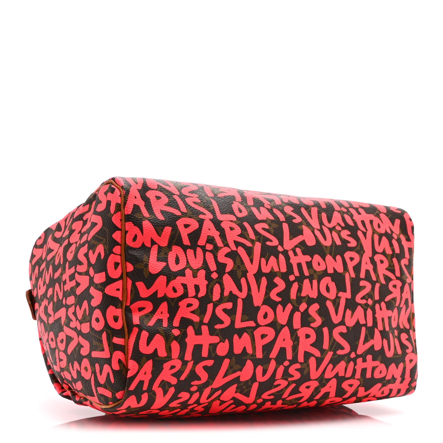 Monogram Graffiti Speedy 30 Fuchsia