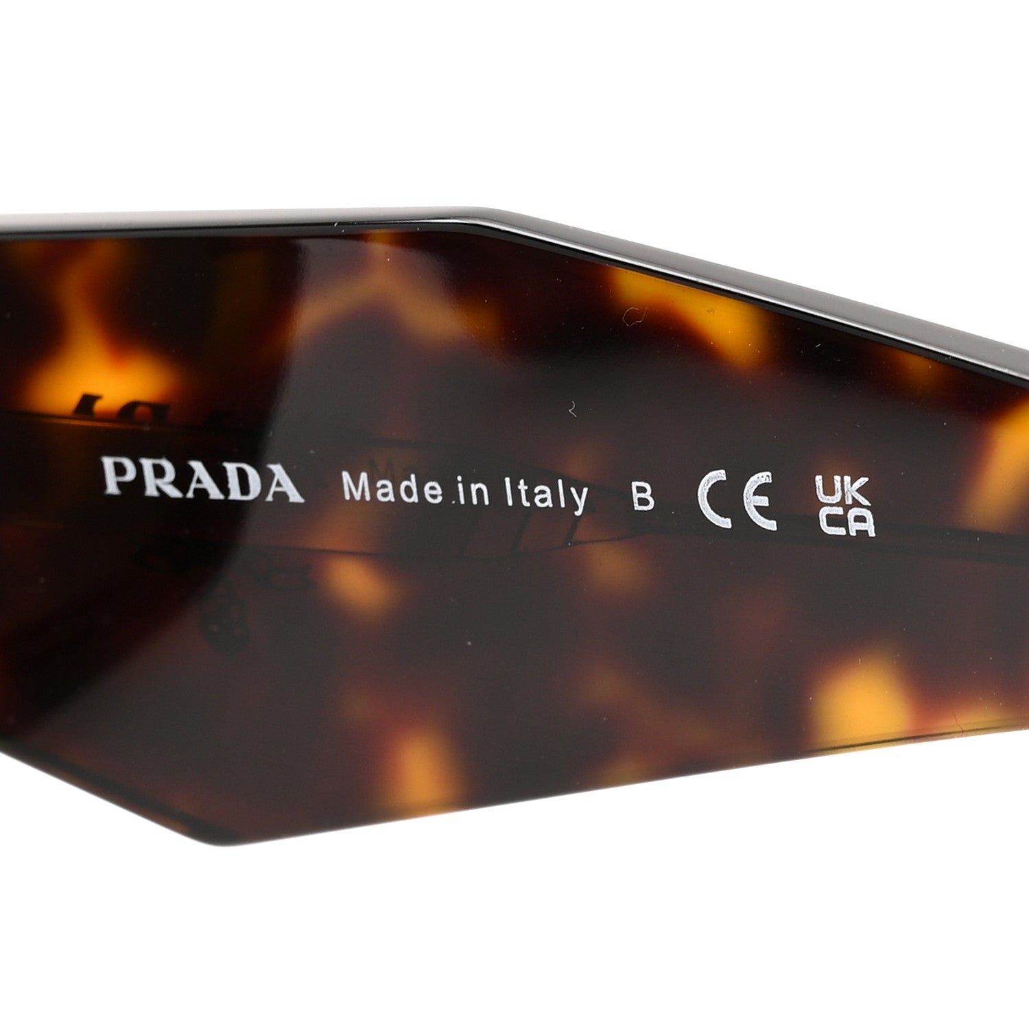 Prada Acetate Symbole Sunglasses SPR 17W Honey Tortoise 5 of 8