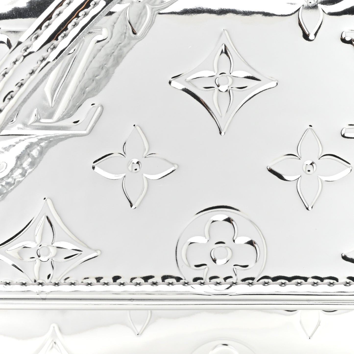 Monogram Miroir Pochette Twin Silver