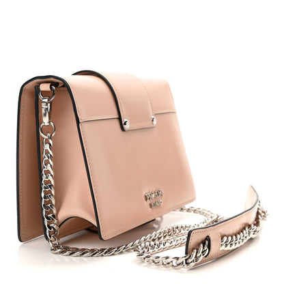Prada Spazzolato Soft Calfskin Plex Ribbon Bag Pesco 3 of 9