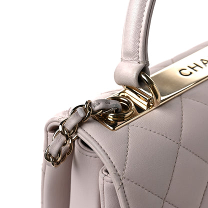 Chanel Lambskin Quilted Small Trendy CC Flap Dual Handle Bag Lilac 10 of 10