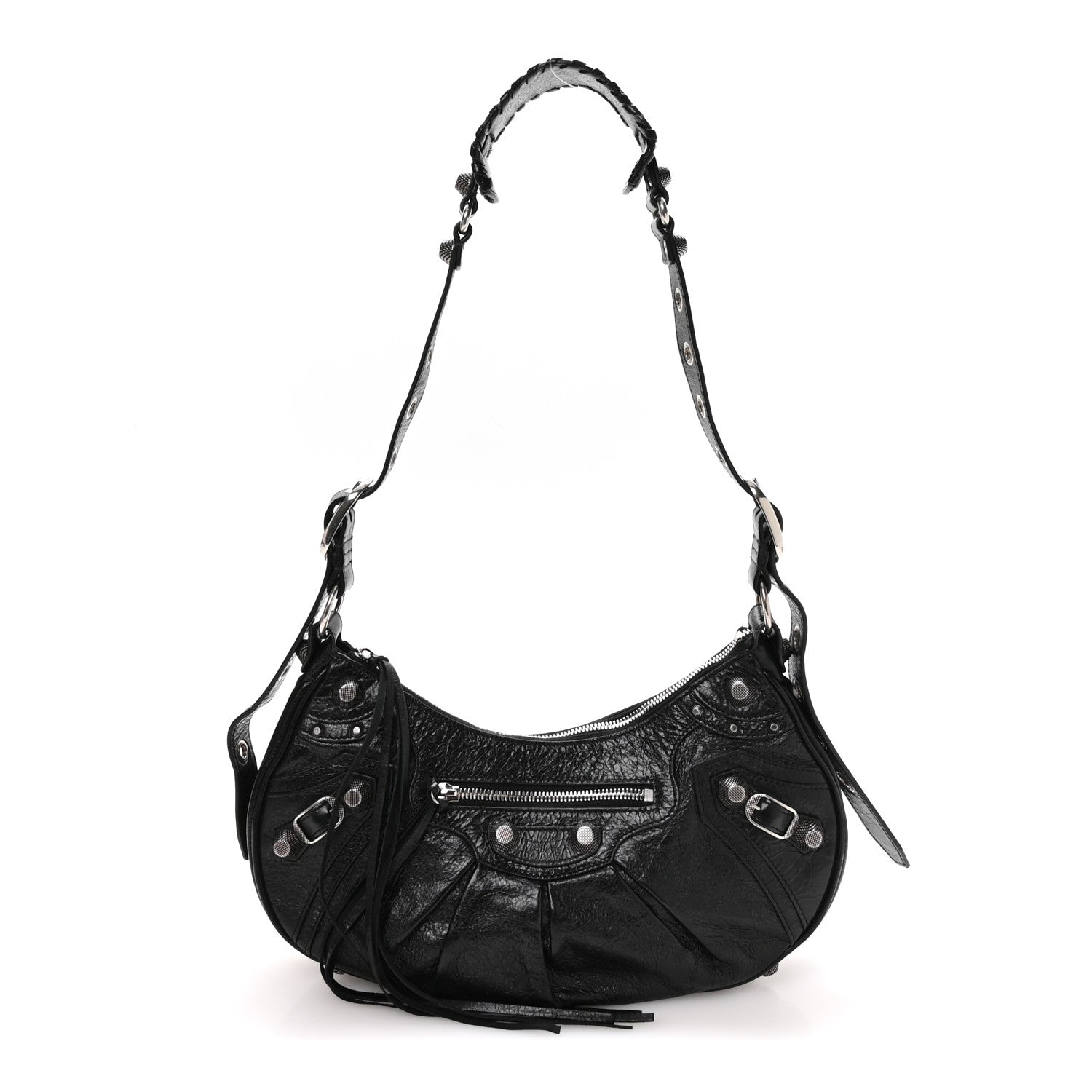 Balenciaga Agneau Arena Small Le Cagole Shoulder Bag Black 1 of 11