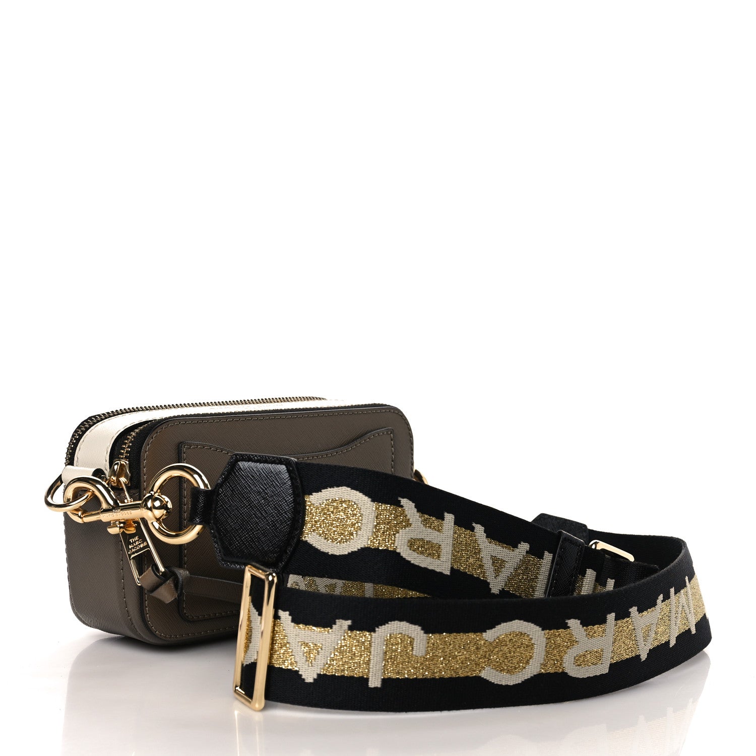 Marc Jacobs Saffiano Small Snapshot Camera Bag Sandcastle 3 of 9